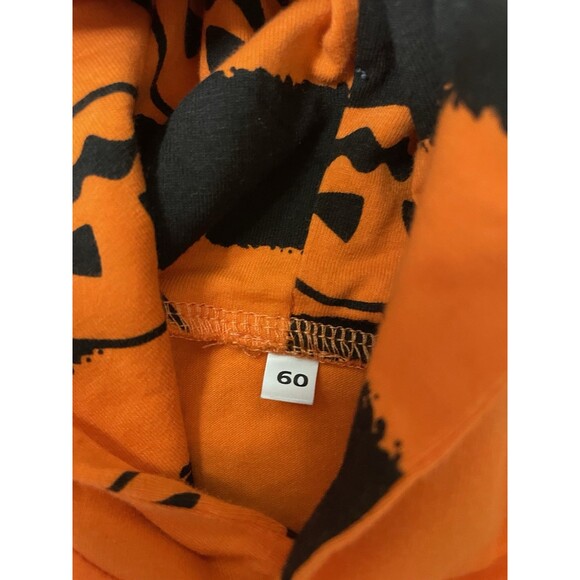 Halloween Baby 3/6M Hooded Fall Pumpkin Outfit - Picture 2 of 3